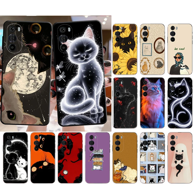

Cute Cat Cartoon Phone Case For Motorola Edge 50 40 Pro 60 50 40 30 Ultra Neo Fusion Moto G Play G Stylus G Power G 2025