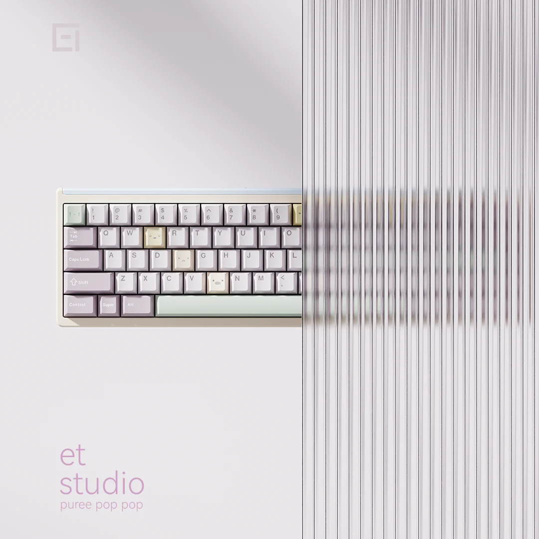 Chosfox&ET 171 klawiszy Taro Paste Pistachio Keycap PBT Keycaps Cherry Height Customiz Mechaniczne klawisze klawiatury Wymienne DIY