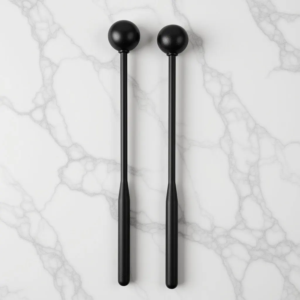 Baquetas para tambor para niños, material de primera calidad, palos de percusión, martillo para marimba, instrumento musical cómodo, 2 uds.