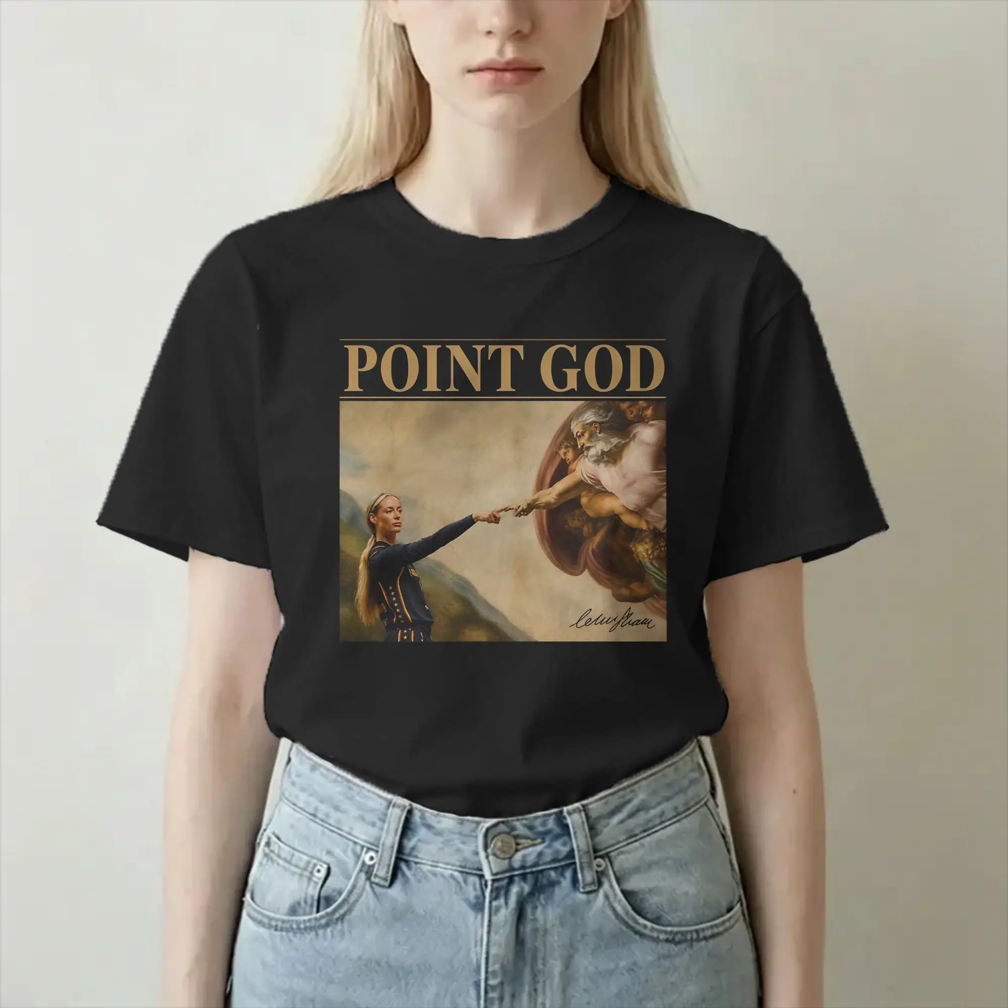 Men Women's Sophie Cunningham Meme Indiana Basketball Player T Shirt  Pure Cotton Vintage Short Sleeve Crewneck Tees 6XL T-Shirt