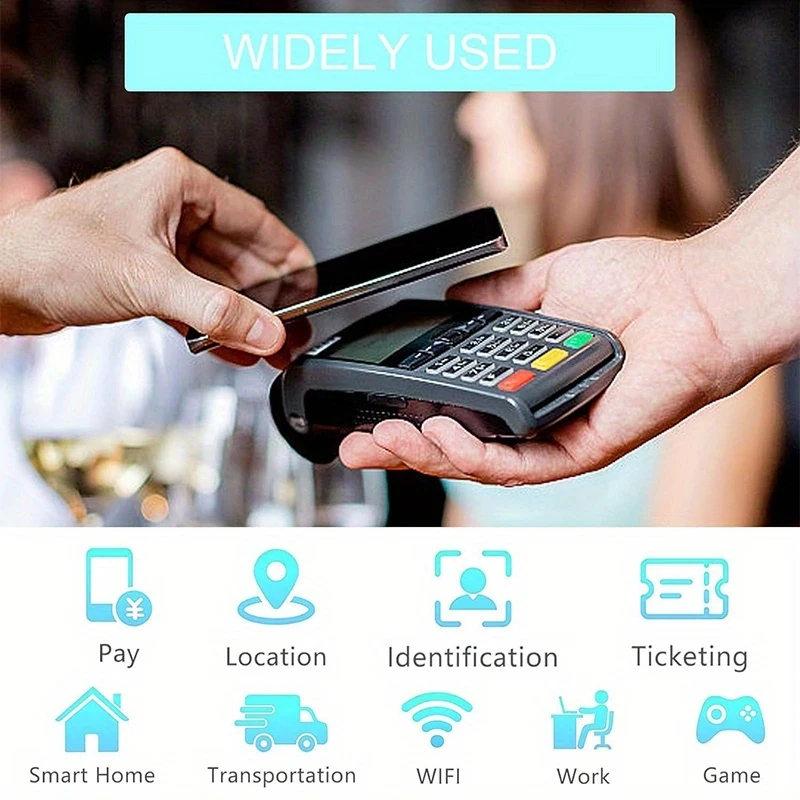 NTAG215 NFC Tags Stickers Transparent Chip Original Rewritable 504Bytes Memory Clear RFID Adhesive Labels view 4