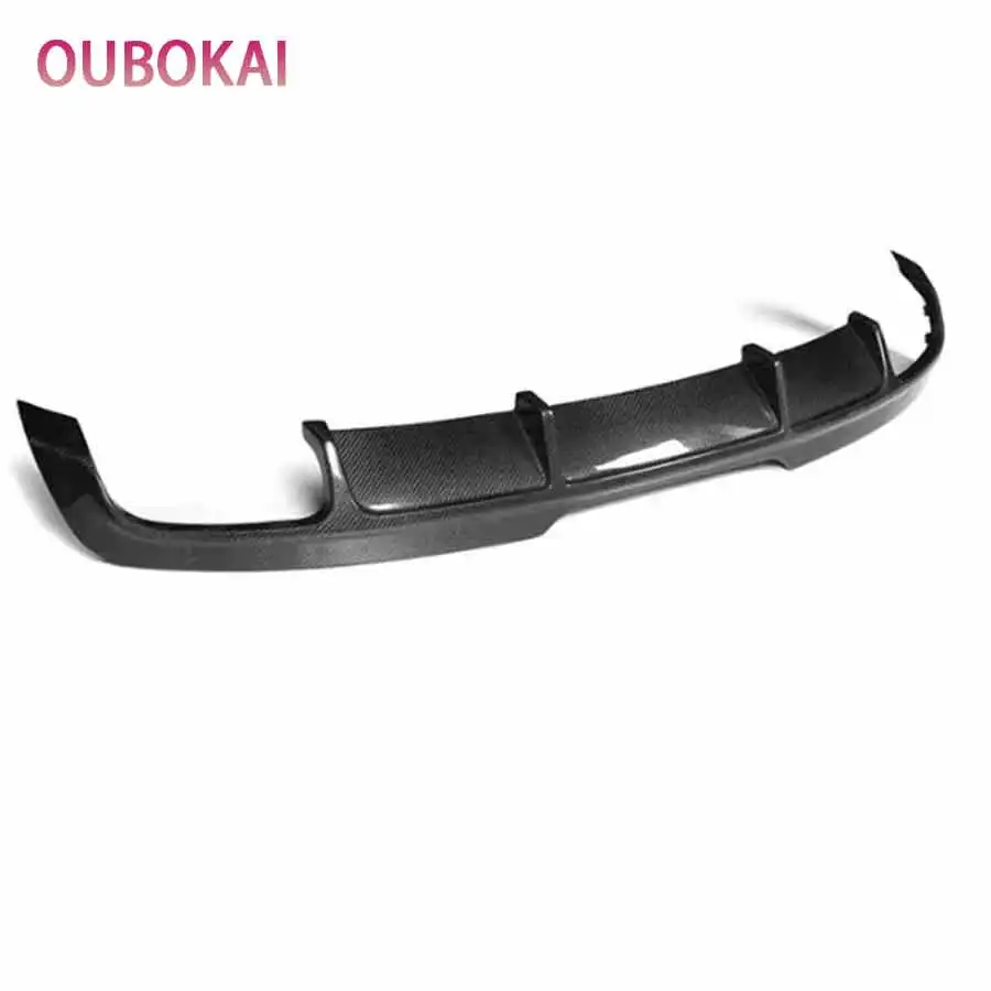 For Audi TT TTRS Carbon Fiber Back lip Car Rear Bumper Diffuser Rear Splitters Spoiler Back lip body kit