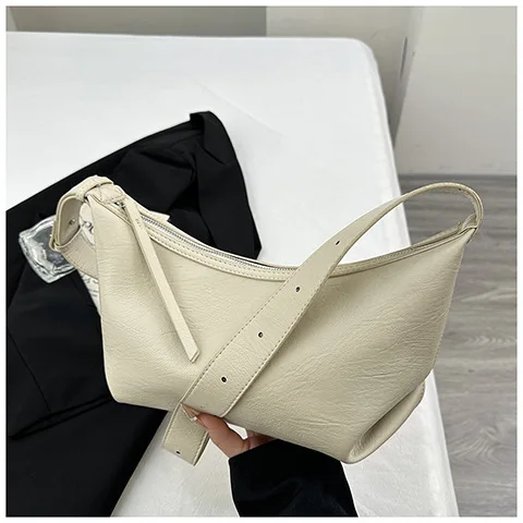 

Retro Dumpling Bag Women, Fashion Shoulder Bag, Minimalist Crossbody Purse, Versatile Underarm Tote, Casual Commuter Handbag