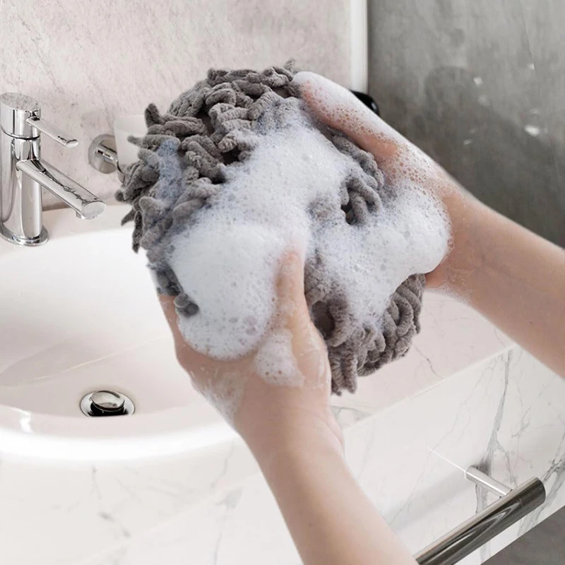 Microfiber Hand Towels Kitchen And Bathroom Super Absorbent Chenille Quick Dry Hand Towels Soft And Comfortable Hand Towel Ball