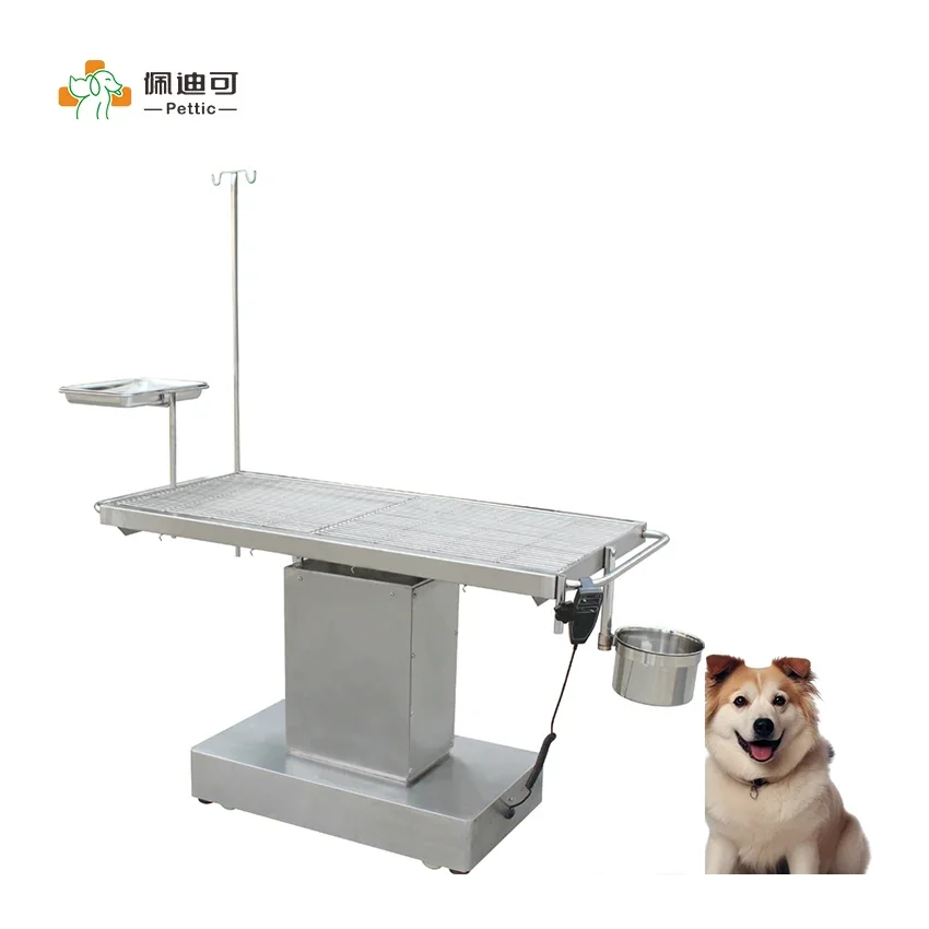 

Pet Grooming Table Lifting Hydraulic Electric Anatomy Operating Table Cat And Dog Treatment Table Tiltable Operating Bed