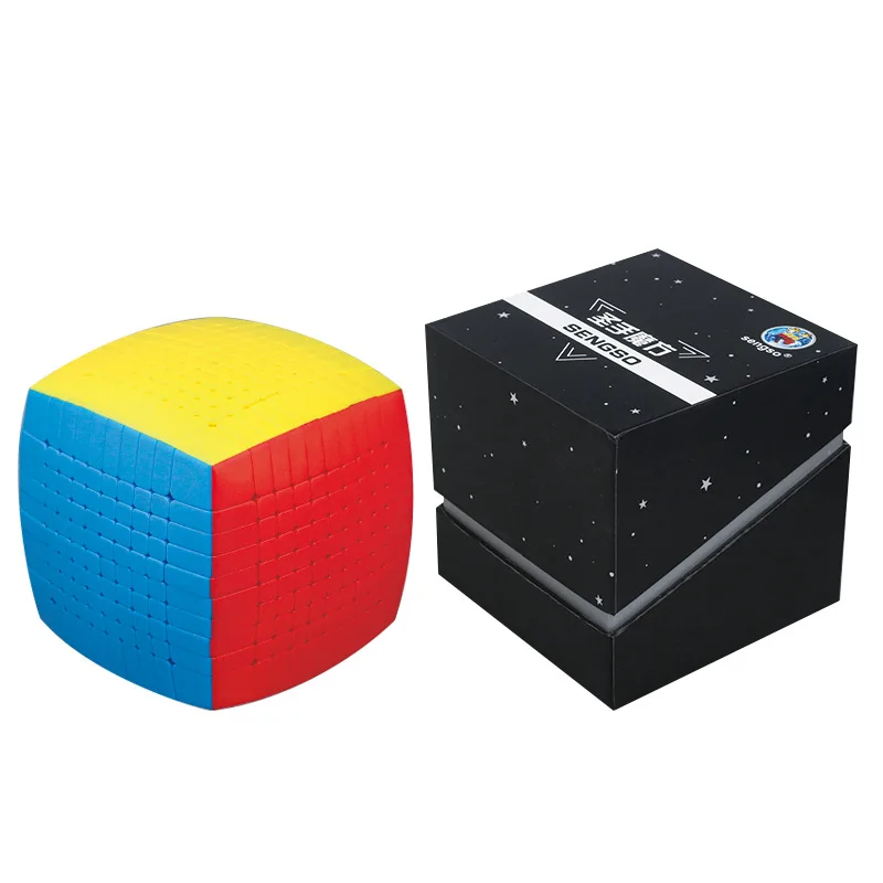Shengshou 10x10 11x11 Magic Speed Cube Zabawki Fidget bez naklejek Sengso 11x11 10x10 Cubo Magico Puzzle