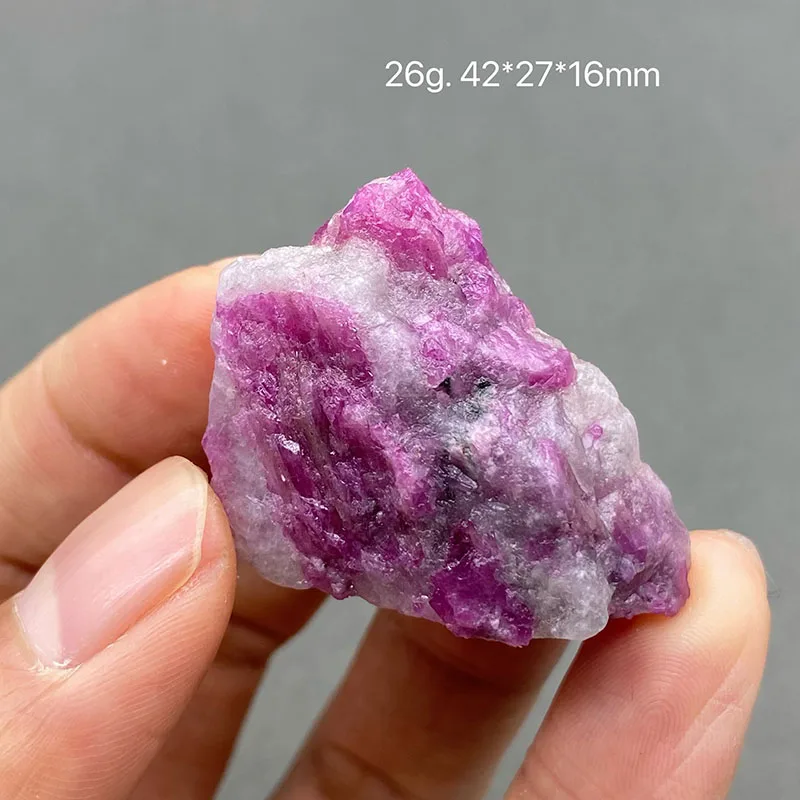 100% natural Myanmar Fluorescent Ruby rough mineral stones and crystals healing crystals quartz gemstones