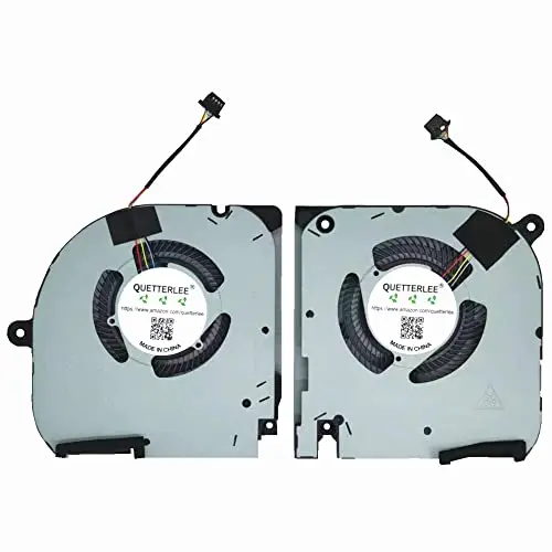 Replacement New Laptop CPU + GPU Cooling Fan for Dell G7 7500 2020 Model MG80081V1-C010-S9A MG75080V1-C010-S9A Series Fan