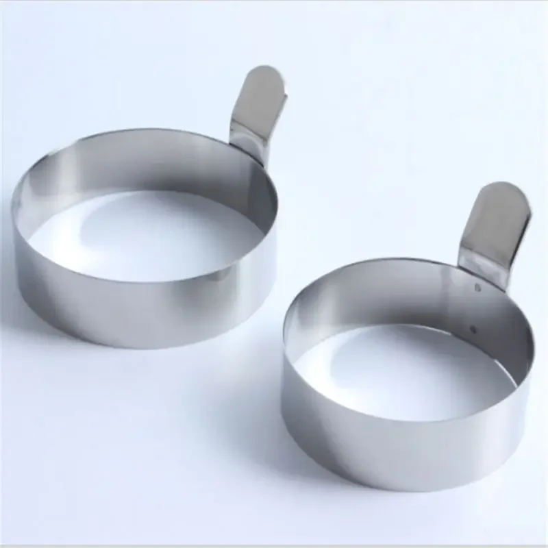 

7.5/9cm Stainless Steel Egg Mold Fried Ring Pancake Mould Cooking Kitchen Accessories Gadget Tool