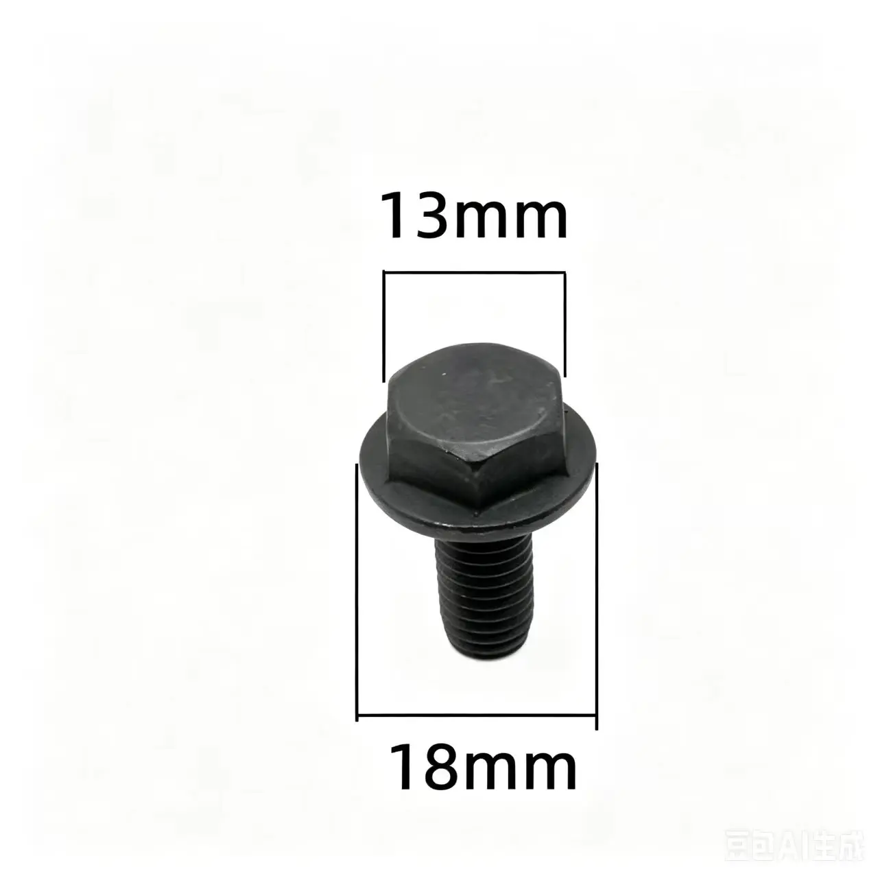 Steel 8x25mm Reverse Thread Screw for 255 Aluminum Cutting Machine Supports Efficient Aluminum and Stone Cutting Tasks