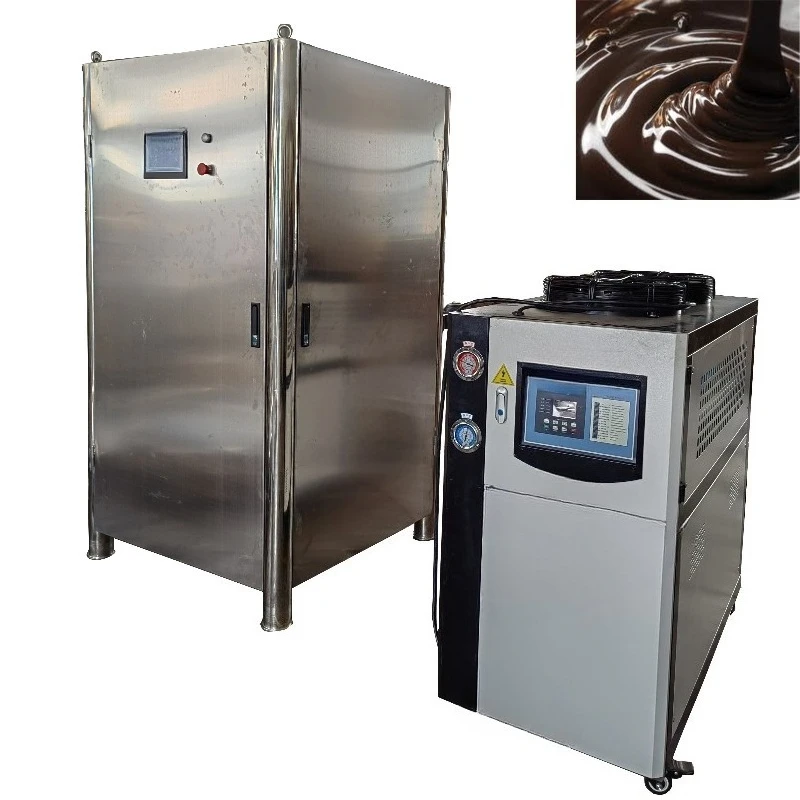 آلة تقسية الشوكولاتة المستمرة من المصنع الأوتوماتيكية 500 كجم / ساعة، آلات مزاج زبدة الكاكاو #2