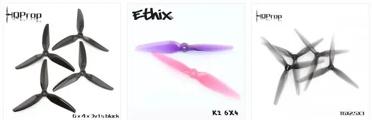 

2 пары пропеллеров HQ HQPROP HQProp 6/7 дюймов 152 мм/178 мм 6X4 6X3 7X4.5 7X5 лотов типов 2/3/4 лопастей CCW CW подходят для многих радиоуправляемых дронов