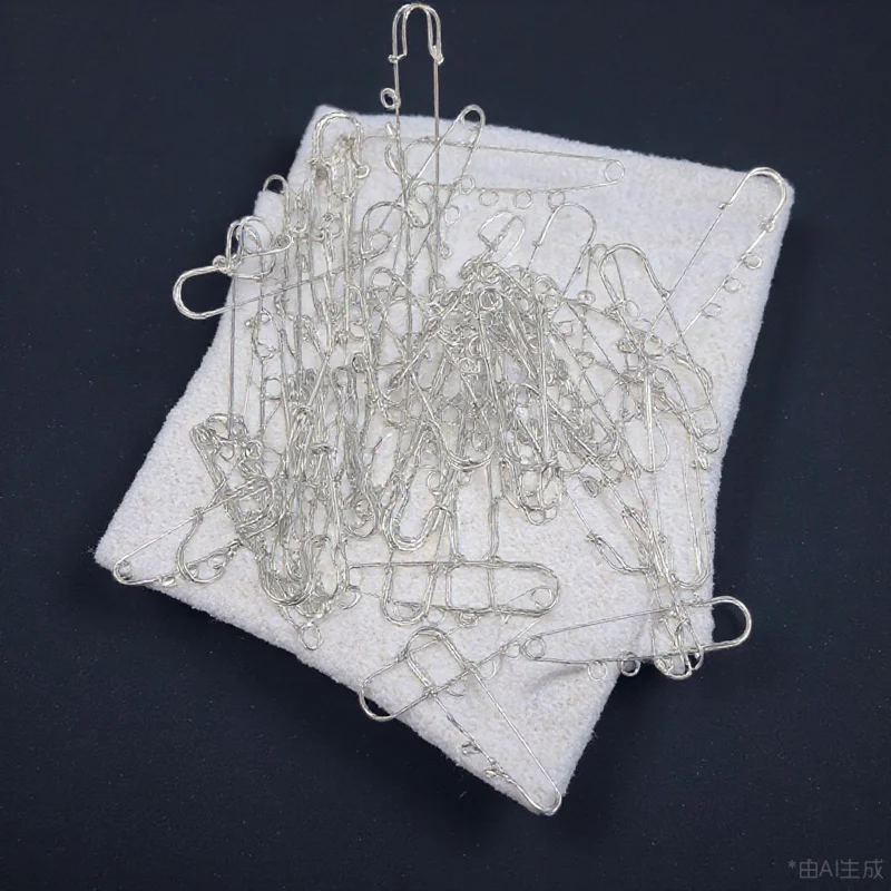 

50pcs Safety Pins Metal Brooch Base For Diy Jewelry Craft Clothing Fixing Decorative Accessories Handicraft Making Kit
