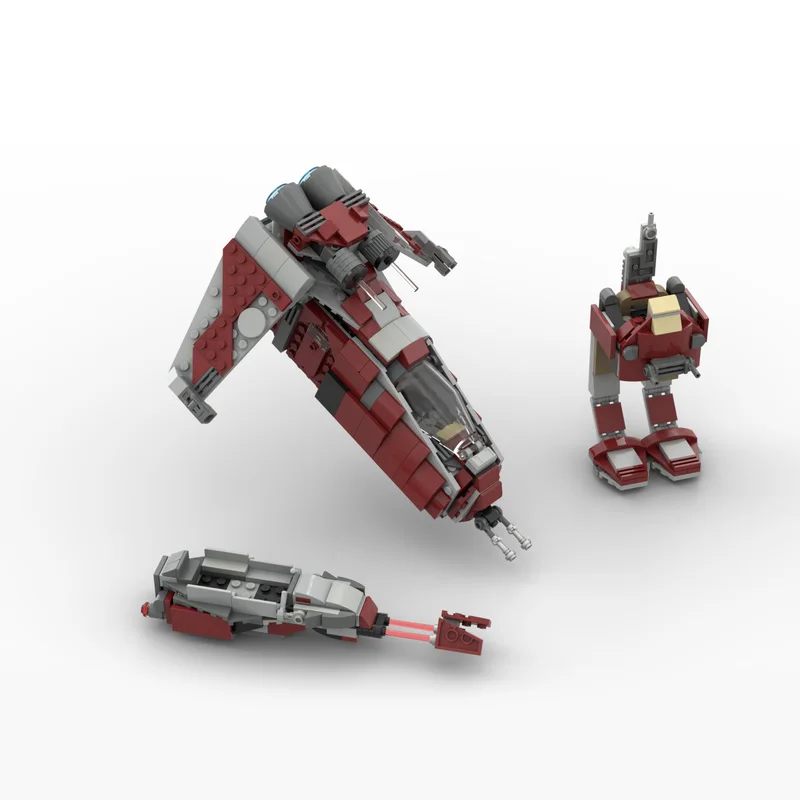 466 PCS Star Fighting Raid Squadron - 75362 Alternative MOC Customize Modular Building Block Technology DIY Assembly Toy Gift