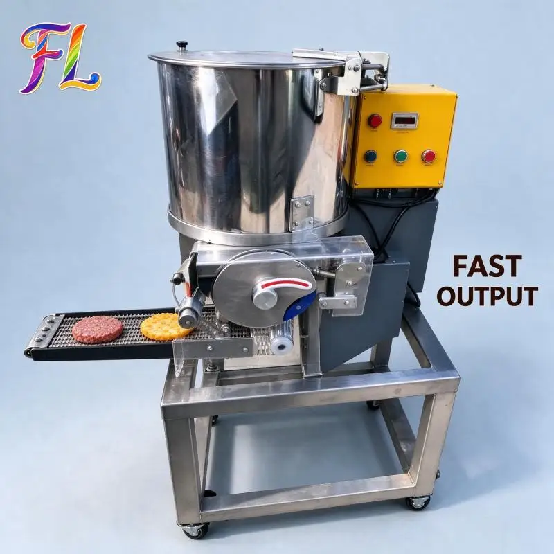 Meat Patty Forming Machine Stainless Steel Commercial Meat Patty Forming Machine Quick Change Mold Design