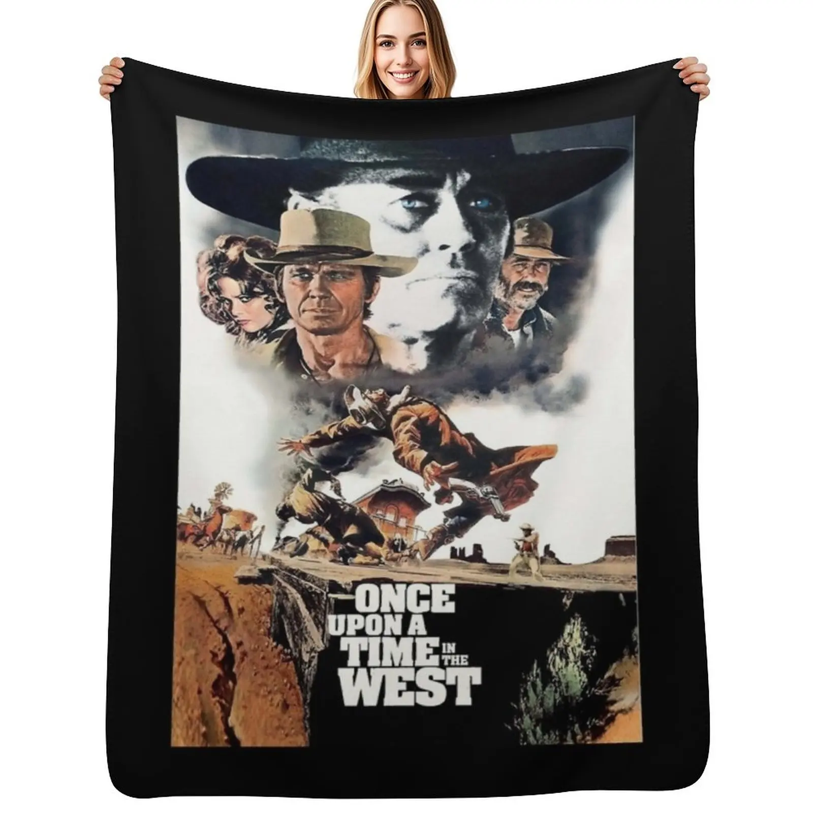 

Once Upon a Time in the West Throw Blanket warm winter Hair Multi-Purpose heavy to sleep Blankets