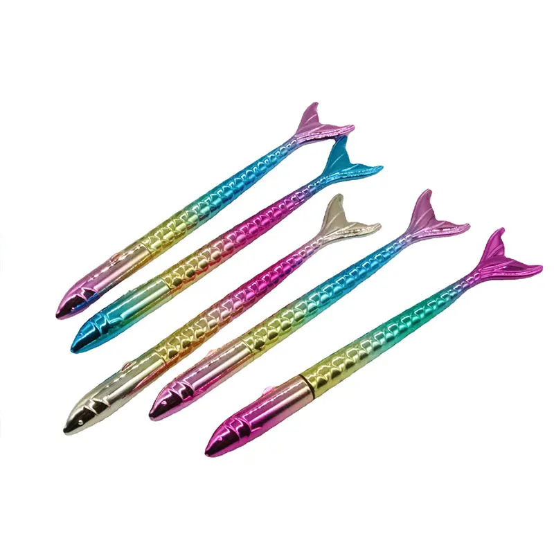 

20Pcs Colorful Gel Pens Mermaid Gel Ink Pen School Supplies Creative Novel Office Gift Stationery Styling Fish