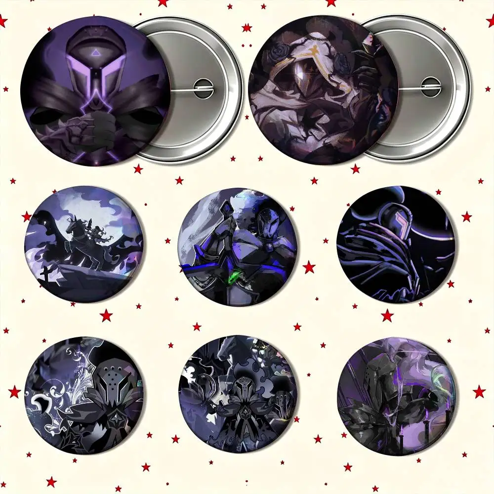 Game S-Silent S-Salt C-Cookie 25mm 32mm 44mm 58mm Anime Badges Brooches DIY Pins Decorations Birthday Gifts