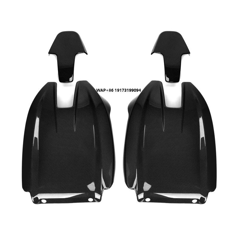 

6 шт., чехлы на заднее сиденье из сухого углеродного волокна, внутренние накладки для G82 G83 M4 2021-2023, чехлы на заднее сиденье, боковые накладки на сиденья