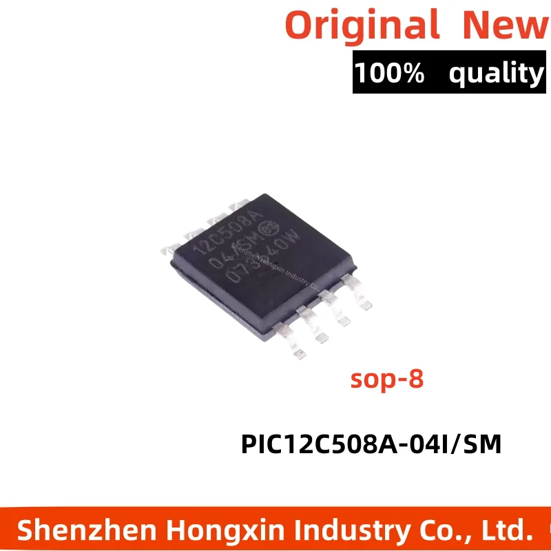 

(10piece) 100% New PIC12C508A-04I/SM PIC12C508A 04I/SM 12C508A 12C508A04/SM sop-8 bga Chipset
