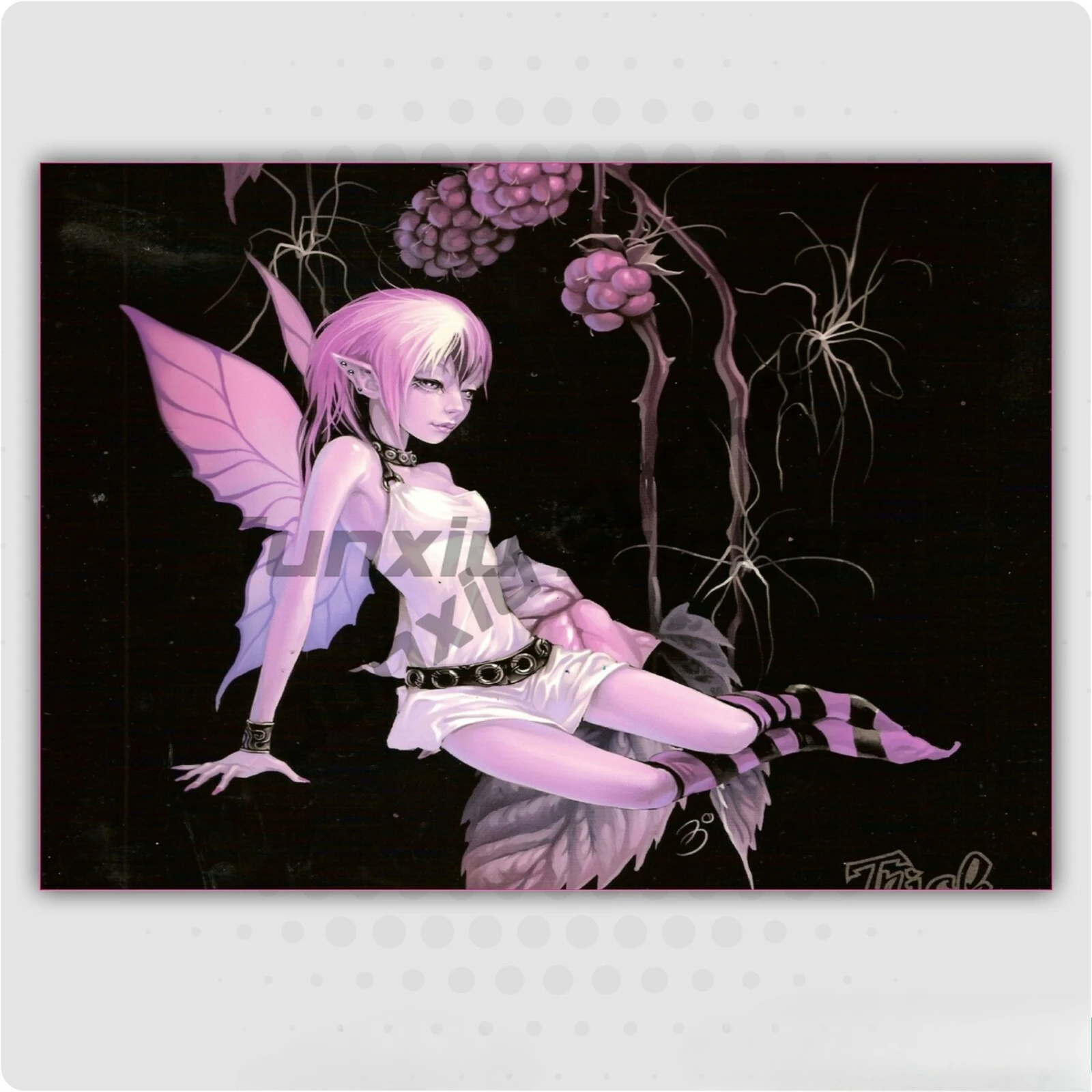 

Mystical Pink Fairy Self Adhesive Vinyl Stickers Car Van Truck Taxi Lorry