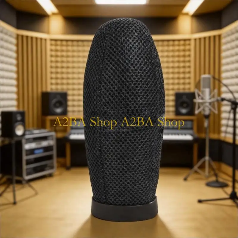 

A2BA Premium Synthetic Furry Microphone Cover For NTG3, ME66, MKH416/418 Outdoor Interviews 18cm Universal Design