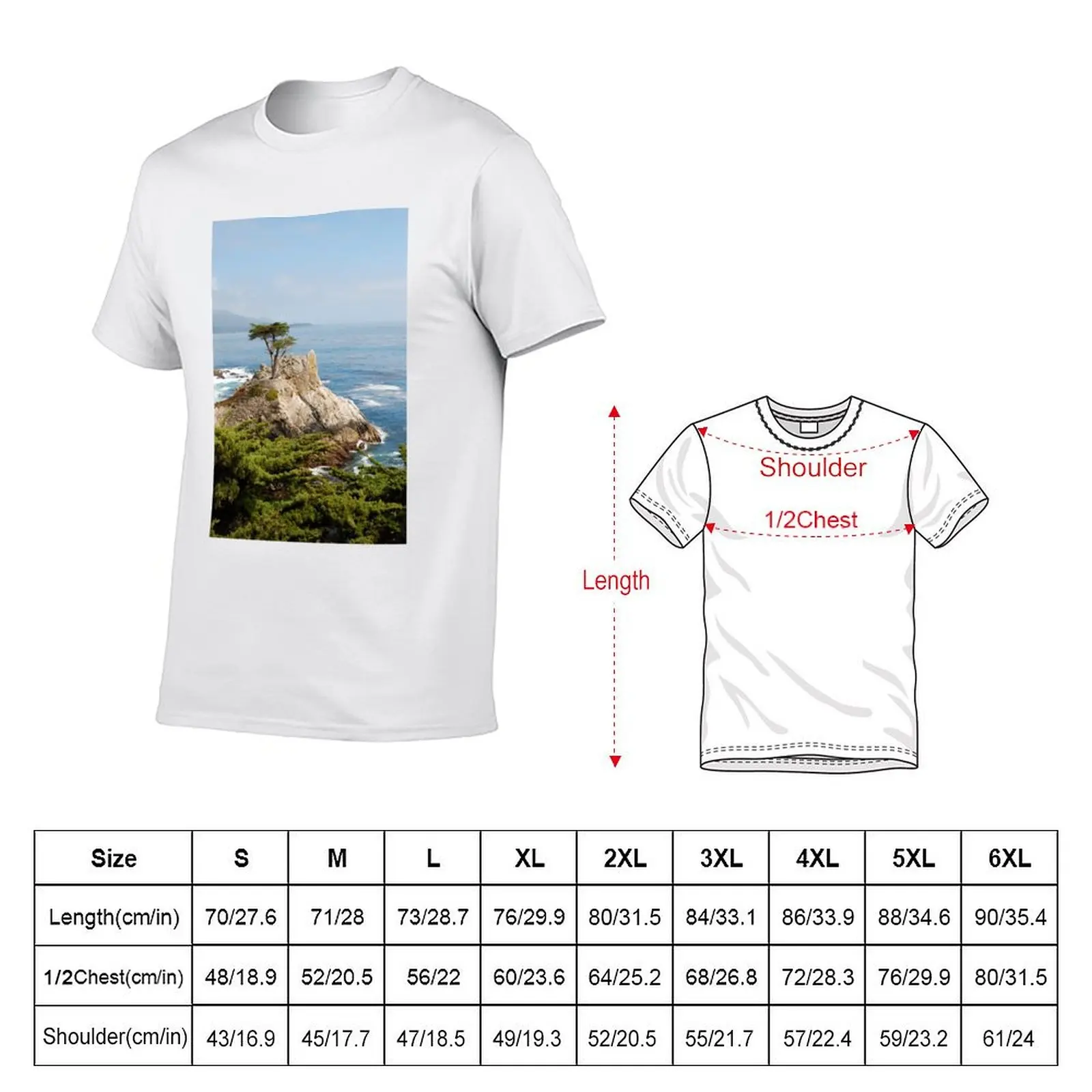 Lone Cypress T-Shirt funny t shirts man t shirts for man graphic vintage T-Shirt