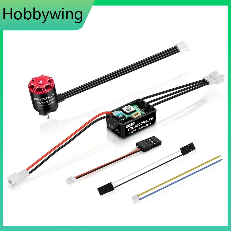

SkyCityFPV HOBBYWING QUICRUN WP-MINI24 25A ESC Outer 1621SL 3500KV Motor Brushless Sensorless Combo Per 1/24 Model Car Crawler