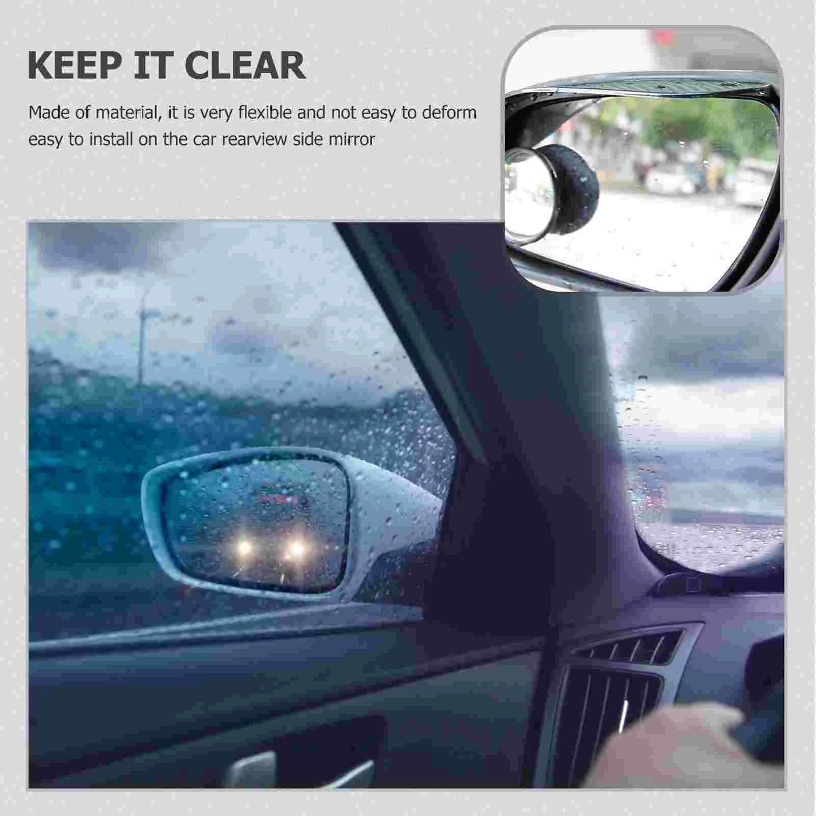 Window Car Rearview Mirror Eyebrow Rainproof Blades Accessories Side Visor Pvc Waterproof