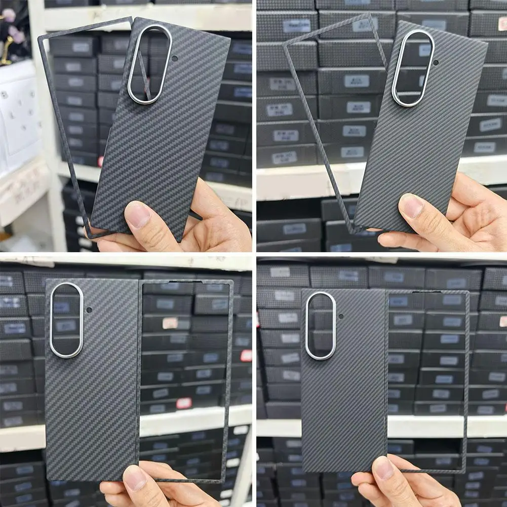 

For Magsafe Aramid Fiber Case For Samsung Galaxy Z Fold 7 Cover Thin Protection Aramid Fiber Cover For Galaxy Z Fold 7 R8U5