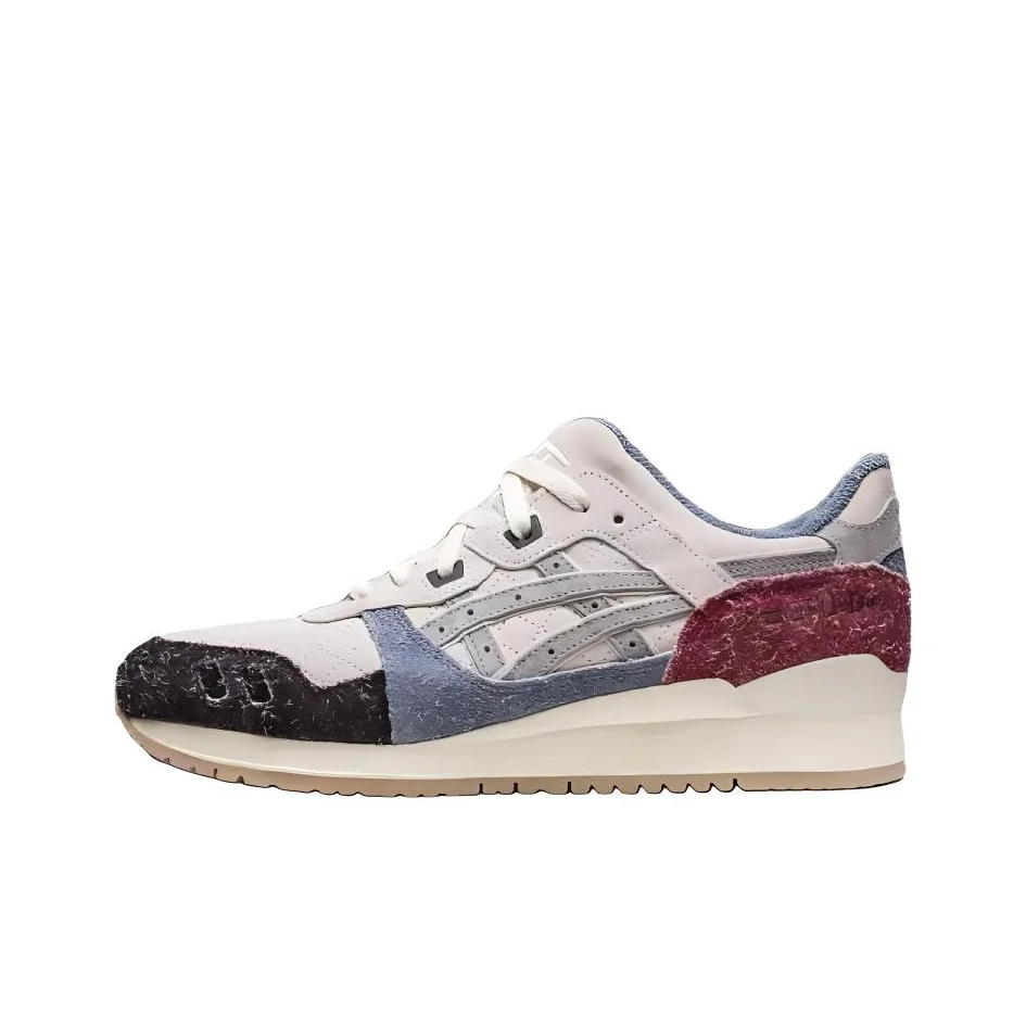 KITH X ASICS Gel Lyte 3 Casual Shoes Unisex Low Top Gray/Blue/Red/Black 1201A847-100