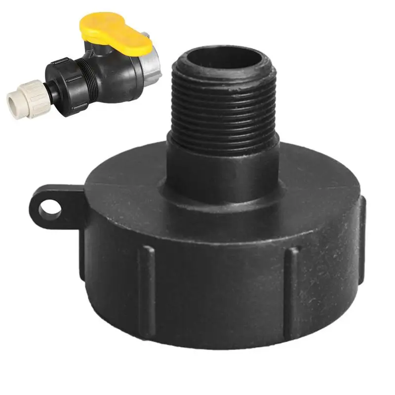 

60mm IBC Tank Adapter 3/4 Inch Hard Pipe Reducing Joint 6 1000L IBC Barrel Plastic Joint IBC Tote Adapter IBC Connector
