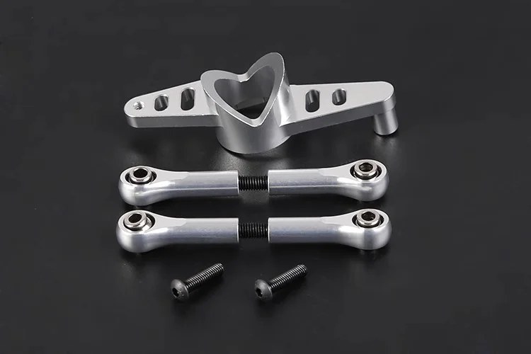 Obróbka CNC Podwójny mechanizm serwomechanizmu układu kierowniczego Pasuje do 1/5 ROFUN LT LOSI 5IVE-T DTT