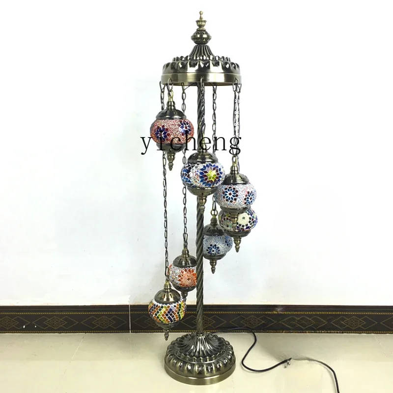 U14 Retro Romantic Living Room Bedroom Personalized Creative Handmade Glass Export Floor Decoration