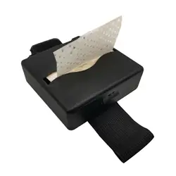 180 Pieces Perm Papers with Adjustable Wristband Perm Paper Box for Salon Barber Shop Home Hair Styling Tools Perm End Papers