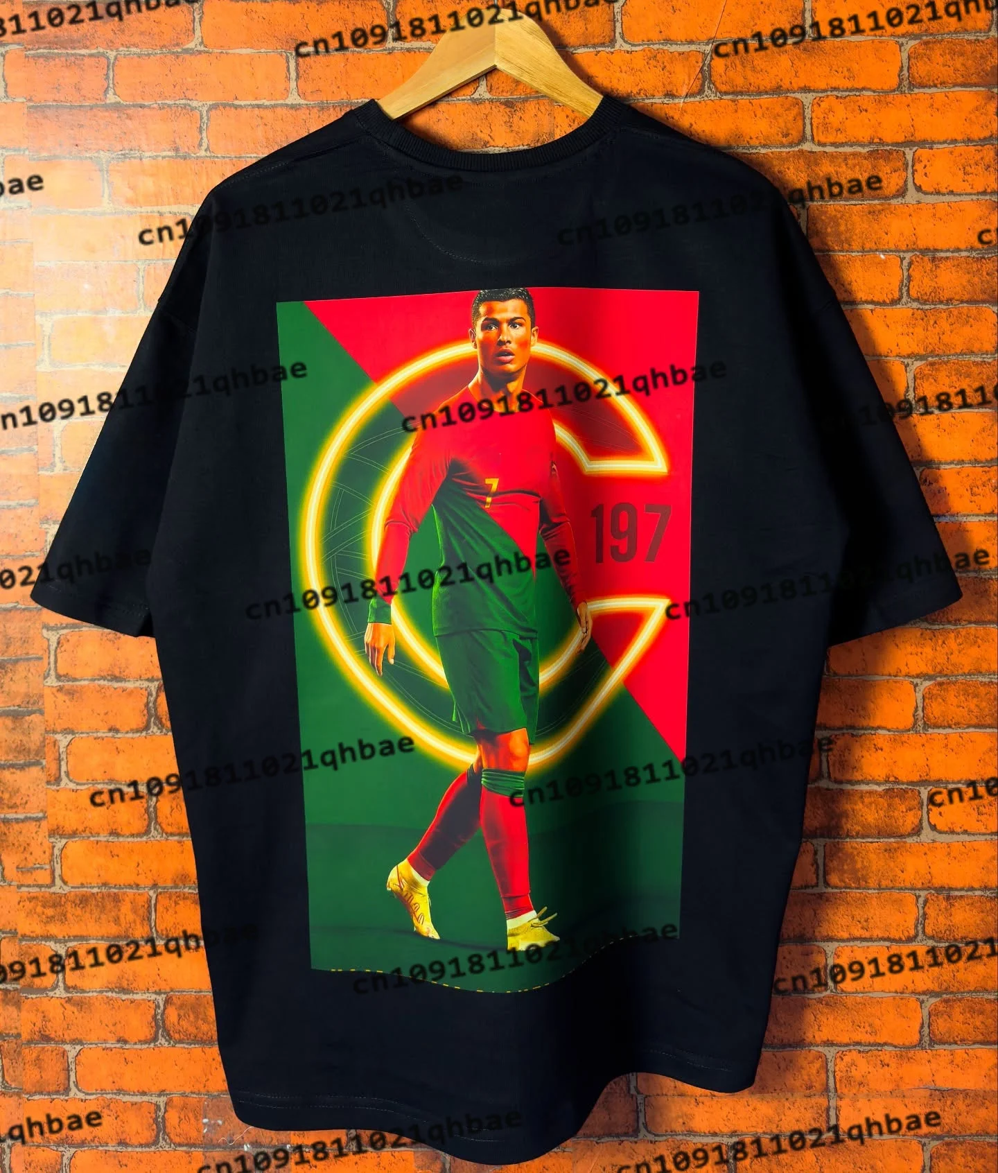 

Summer Kid/Adult Sports Jerseys Fashionable Football Stars Ronaldo 3D Printed Tee Men Women Loose Breathable Quick Drying Tops