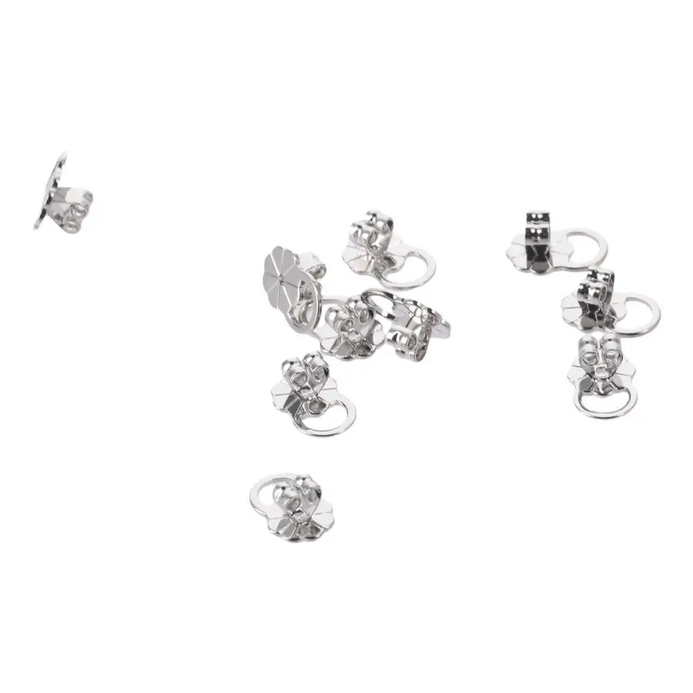 Flower Earring Lifter Backs Gold Earring Lifter Backs White Gold Copper Earring Backs Earring Stoppers For Droopy Ears