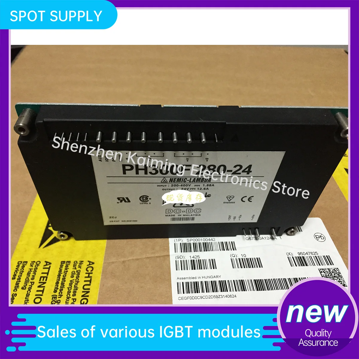 NEW IGBT MODULE PH50S24-12 PH100S280-24 PH75F280-5 PF1000A-360 PH150F280-5 PH50S110-24 PH300F280-24 PH300S280-48 PH300S280-24