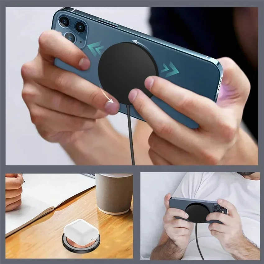 Fast  Magnetic 30W Wireless Charger for IPhone 15 14 13 Pro Max Samsung Xiaomi  Chargers Induction Quick Charging Dock Station image 6