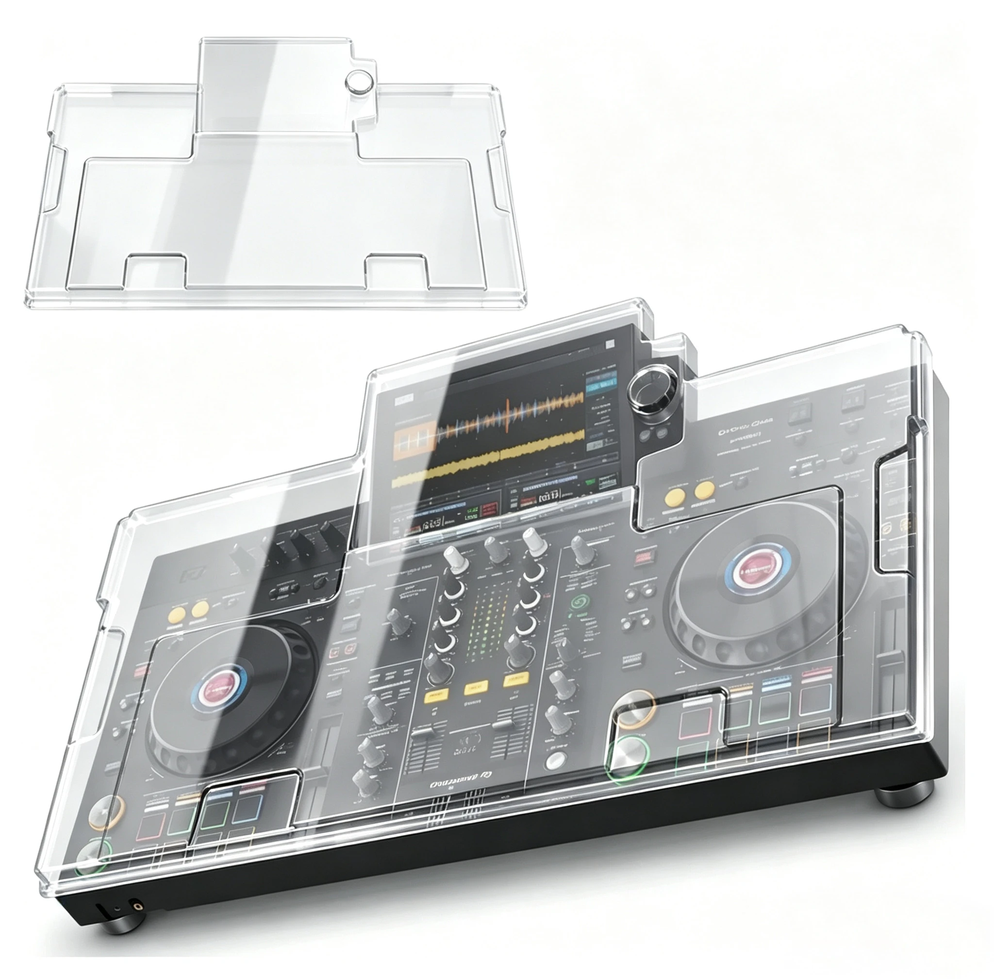 Cache anti-poussière en polycarbonate pour Pioneer DJ XDJ-RX3 |   Protecteur d'équipement DJ |   Protection rigide transparente en PC |   Résistant aux rayures, à la poussière et aux chocs