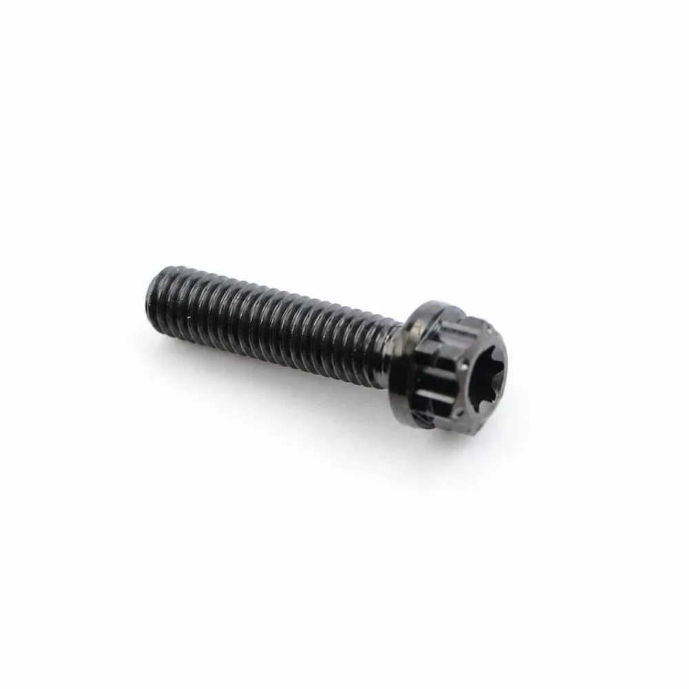 Lightweight GR5 Titanium Alloy Flange Torx Bolt M6 Multi Colors Motorcycle Fastener Titanium Bolt
