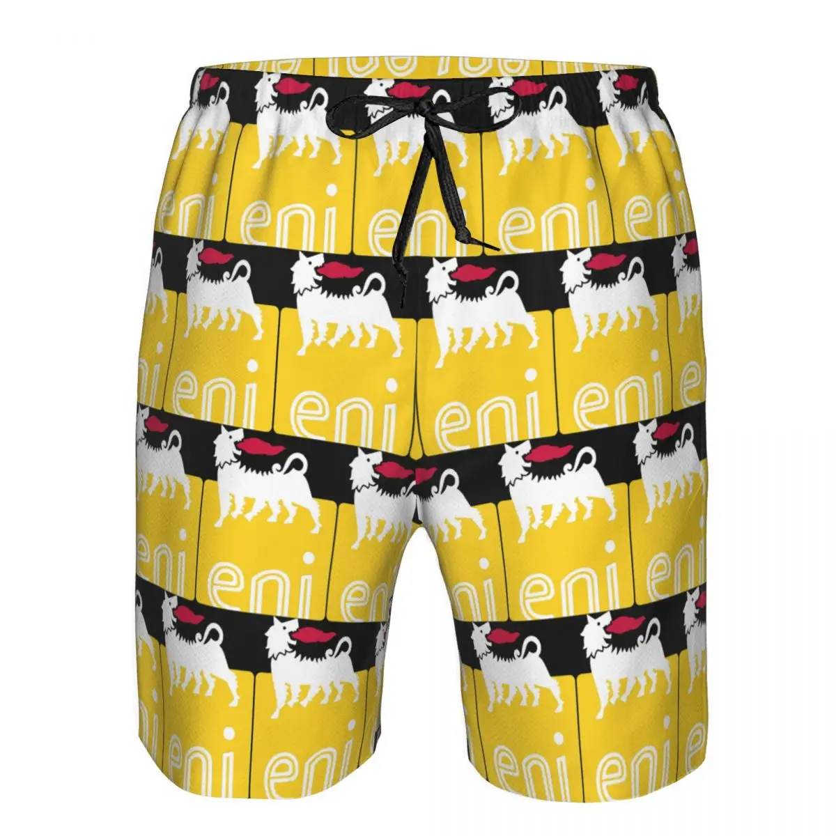 Agips Eni Racing Car Oil Trunks Beach Board Shorts Casual Quick Dry Swim Summer Men Pants