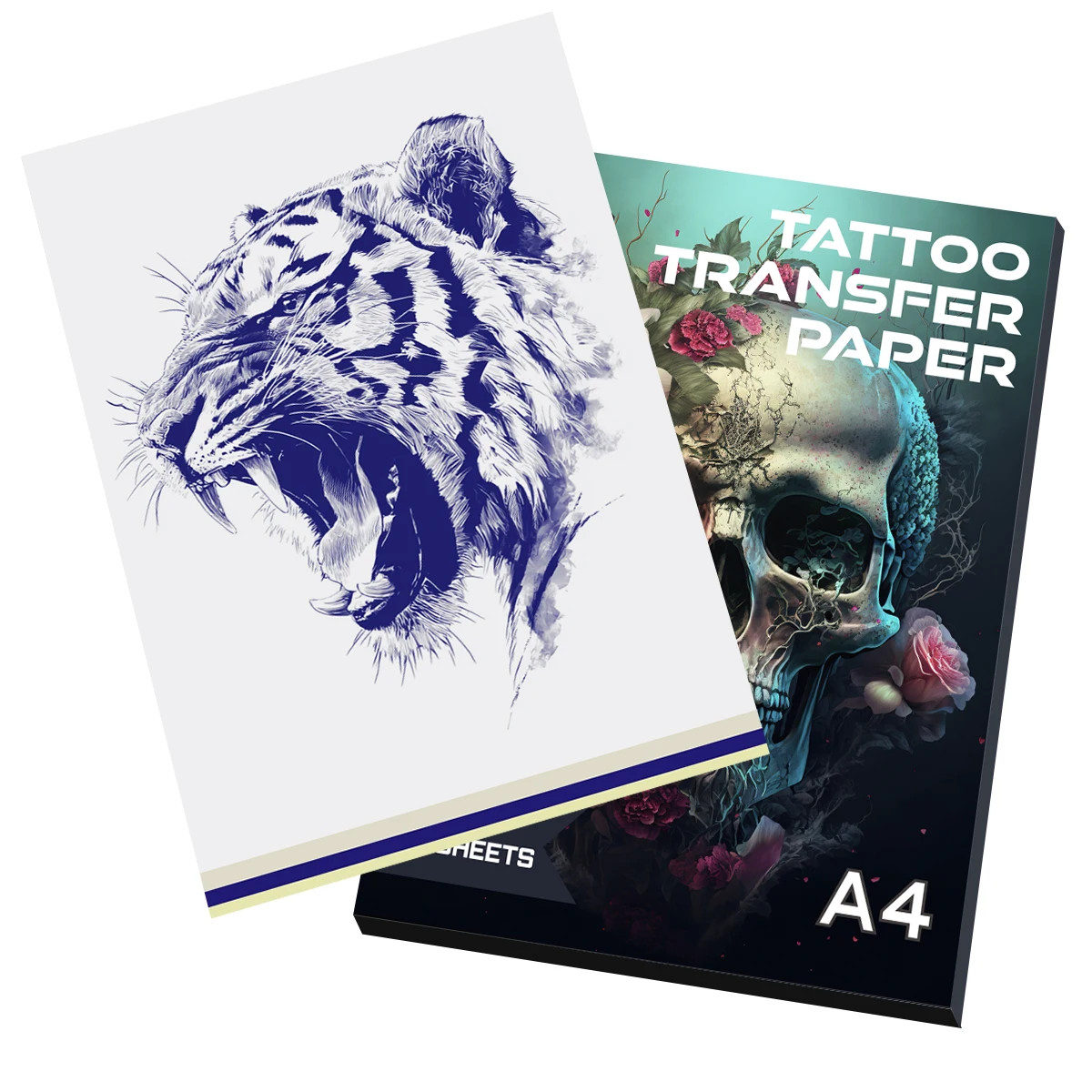 100/50/30/20/10Pcs  A4 Size Tattoo Transfer Paper Tattoo Stencil Paper Thermal Copy Paper for Transfer Machine