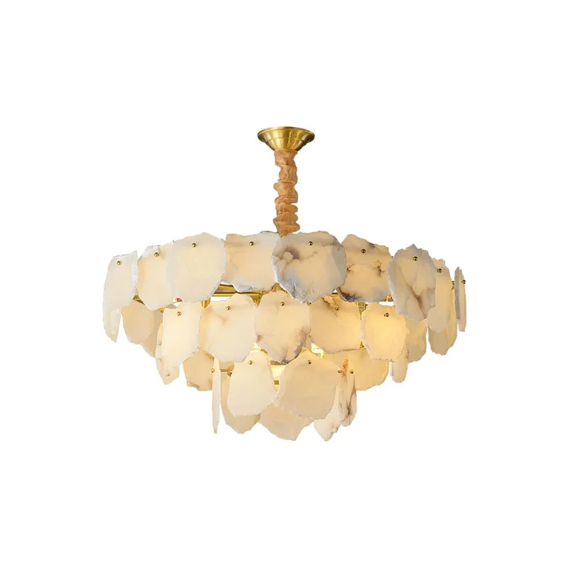 Imagem -03 - Led Dimmable Marble Coleção Chandelier Chrome Gold Lustre Lâmpadas Penduradas Luminária Suspensão Luminária Luminária Lampen para Sala de Jantar