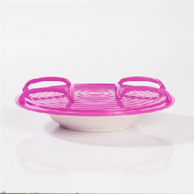 Microwave Folding Tray Microwave Heating Tiered Tray Rack Microwave Oven Racks Steam Holder Microwave Heat-Resisting Tray