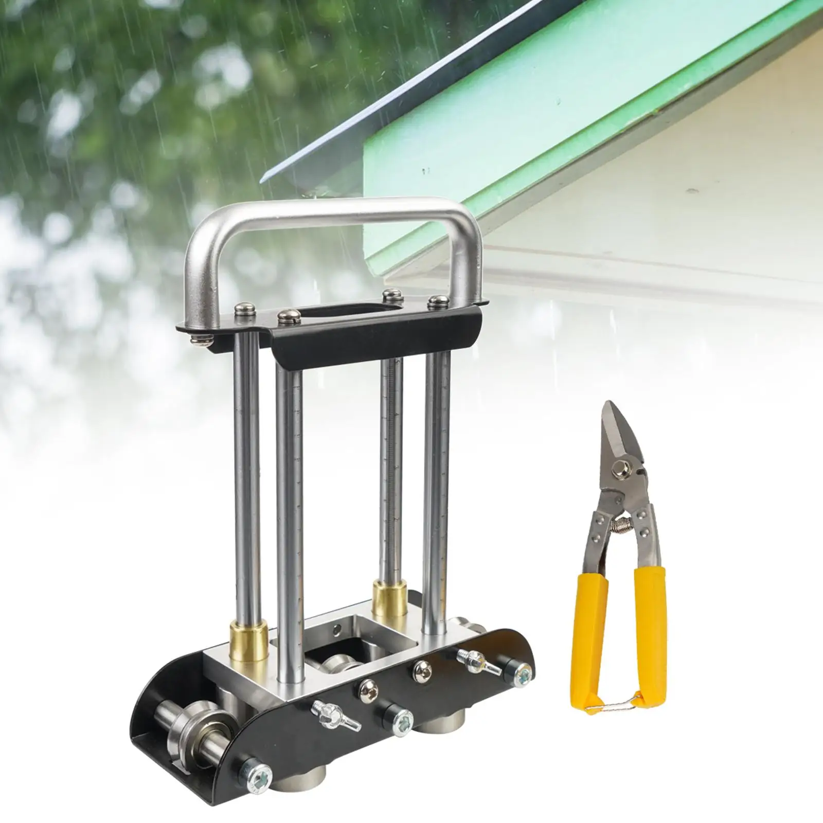 

Портативный ручной гибочный станок для листового металла V-образной формы, высокопрочный инструмент для гибки металлических листов и кровельных работ