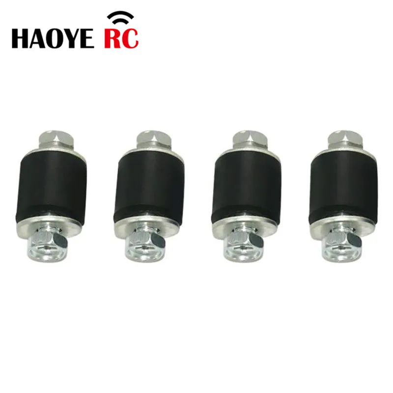 Haoye 4 Pcs 4mm/6mm Improved 26CC Gas Engine Anti-Vibration Rubber Mounts For Gas Engine RC Boat Accessory