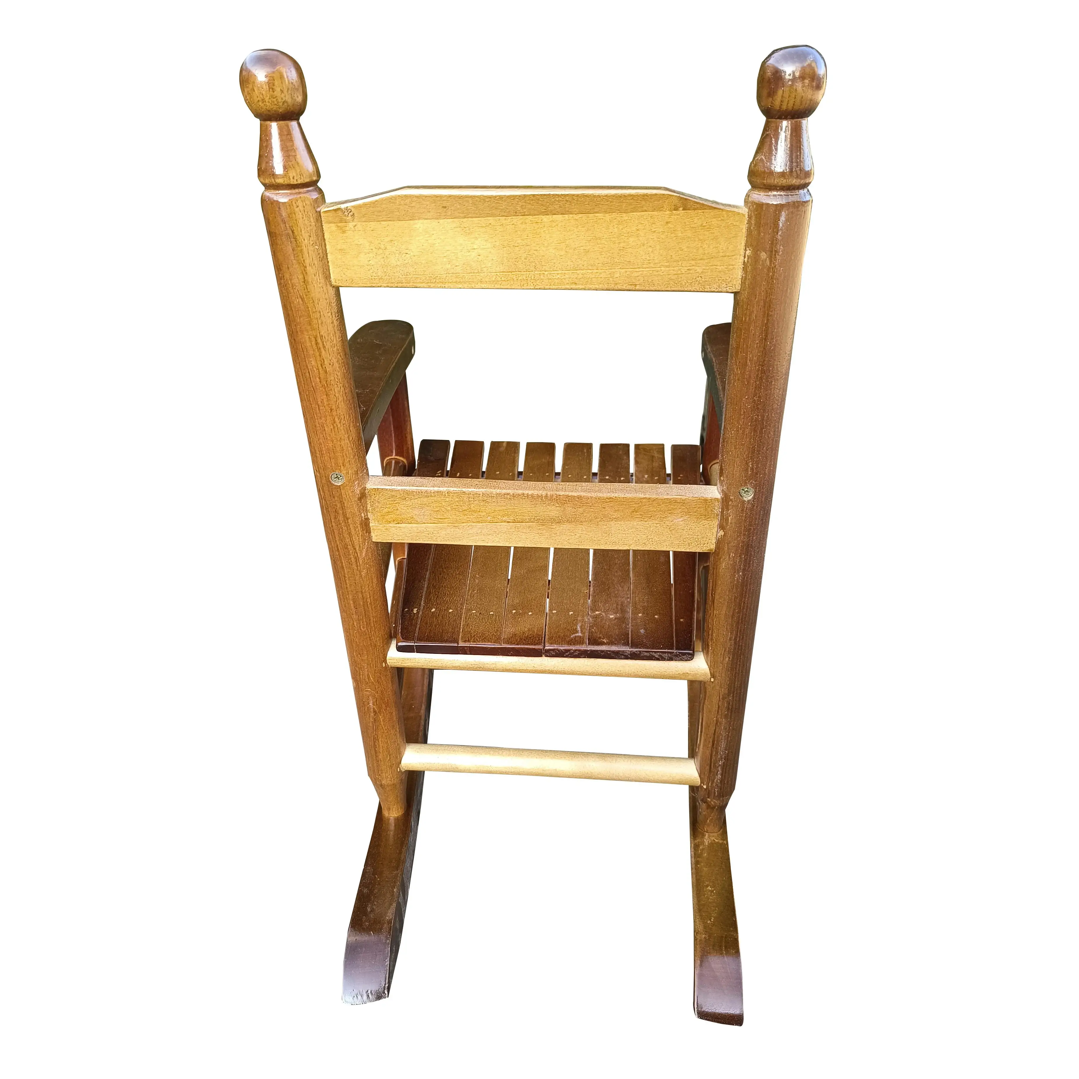 Durable Children's Oak Rocking Chair - Perfect for Indoor & Outdoor Use - Kid-Friendly Design