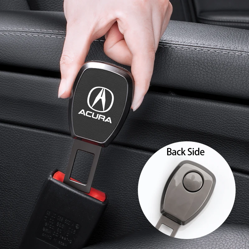 Car Seat Belt Clip Extension Safety Lock Buckle Extender Plug For Acura MDX RDX TSX RSX Integra TL RL NSX TLX ILX ZDX RLX