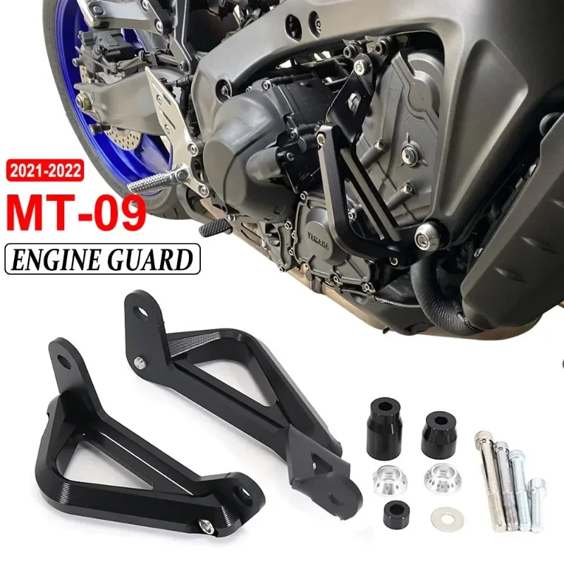 

2021 2022 For Yamaha MT-09 MT09 MT 09 SP Motorcyle Side Engine Guard Crash Tank Bar Bumper Fairing Frame Protector TRACER 9 GT